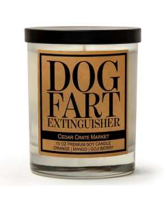 Dog Fart Extinguisher Candle