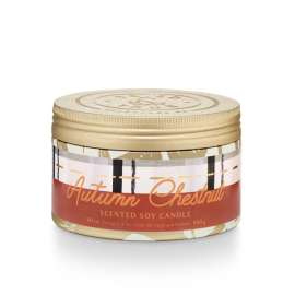 Autumn Chestnut Lg Tin Candle