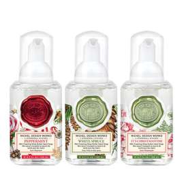 Mini Foaming Soap Set - Peppermint, Wht Spruce, It's Christmas