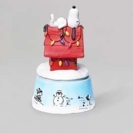 Musical Snoopy On House Wind-Up Figure