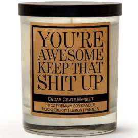 You're Awesome Candle - Wild Huckleberry | The Woods Gifts