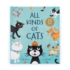 All Kinds Of Cats Book by JellyCat