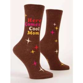 Here Comes Cool Mom Crew Socks