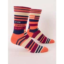 Fun Person Alert Men's Socks