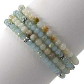 Amazonite Mini Bracelet Set