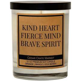 Kind Heart Fierce Mind Orange + Mango Candle