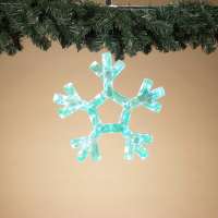 12 in. Lighted Snowflake Ornament