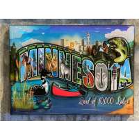 Minnesota Letters Magnet