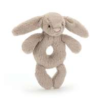 Bashful Beige Bunny Ring Rattle by JellyCat