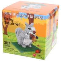 Gray Squirrel Mini Building Block Kit