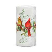 Lg Cardinal Candle Holder