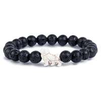 Lion Lava Stone Bracelet by Fahlo