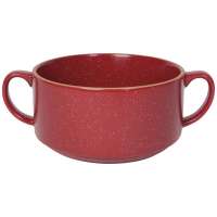 Carmine Red Soup Bowl