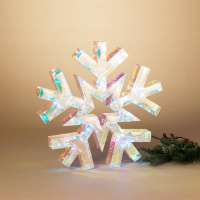 18 in. Lighted Electric Snowflake