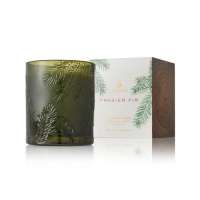 Frasier Fir Green Glass Candle