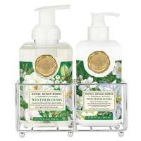 Winter Blooms Handcare Caddy