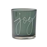 Joy Glass Votive Candle Holder