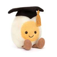 Amuseable Egg Graduation Plush by JellyCat