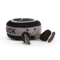 Stuffed Ice Hockey Puck by JellyCat