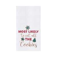 Most Likely To Eat The Cookies Dish Towel