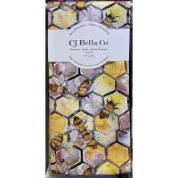 Honeycomb Bees Microfiber Towel