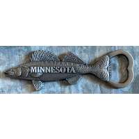 Minnesota Walleye Bottle Opener Magnet