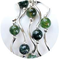 Moss Agate Bracelet (1)