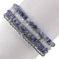 Denim Sodalite Mini Bracelet S