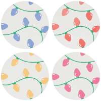 Holiday Glow Soak Up Coasters - Set of 4