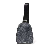 Double Zip Mini Sling Bagg - Midnight Blossom