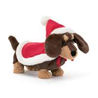 JellyCat Winter Warmer Otto Sausage Dog