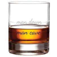 Man Down Rocks Glass