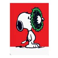 Peanuts Nose Wreath Holiday Pocket Notes