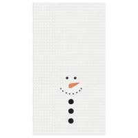 Snowman Face Dish Towel