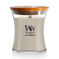 Tonka & Almond Milk WoodWick Candle