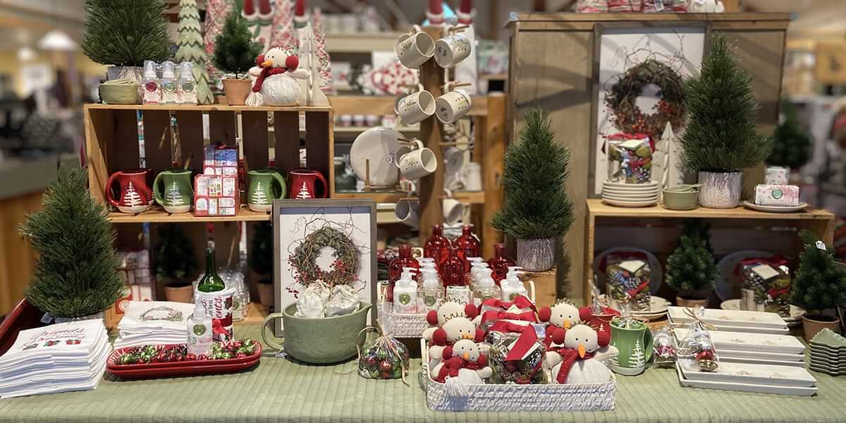 In Store Christmas Display | The Woods Gifts